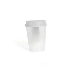 Copo de Café c/ Tampa Natural 350ml LT-463
